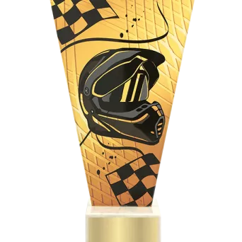VL1-C/MOT Trofeum szklane na podstawie marmurowej - motoryzacja h-17,5 cm, grub. 1 cm
