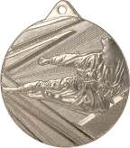 ME002/S medal srebrny d-50 mm tematyczny KARATE