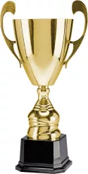 4104F Puchar metalowy złoty h-35cm, d-12cm