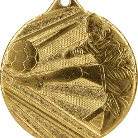 ME001/G medal złoty d-50 mm tematyczny PIŁKA NOŻNA