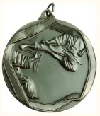 MD611/AS Medal srebro-antyczne - karate - z metalu nieszlac