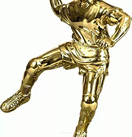 F63/G Figurka plastikowa złota PIŁKA RĘCZNA h-14 cm