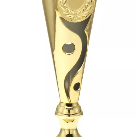 ET341/73D Puchar metalowy złoty h-38 cm