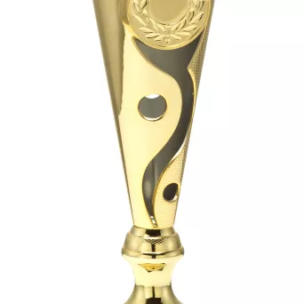 ET341/73D Puchar metalowy złoty h-38 cm