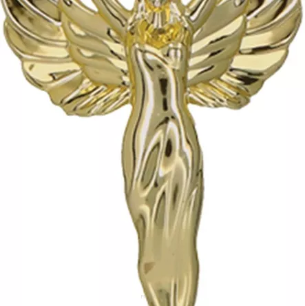 B322/G Figurka plastikowa złota h-24,5 cm