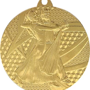 MMC7850/G Medal złoty- taniec - medal stalowy R- 50 mm, T- 2 mm