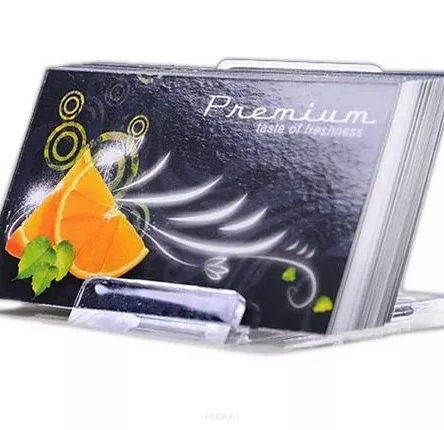 Wizytówki 90 mm x 50 mm, kreda mat 350g, dwustronna folia błysk, dwustronnie kolorowe