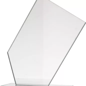 M74A Trofeum szklane h-20.5 cm, grub. 0,6 cm