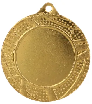 ME0140/G Medal złoty ogólny z miejscem na emblemat 25 mm d-40mm, grub. 0,1 cm