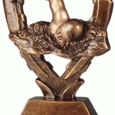 RE301 figurka odlewana brązowa  PŁYWANIE h-13 cm