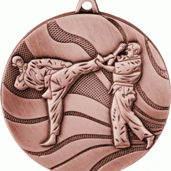 MMC2550/B medal brązowy d-50 mm tematyczny KARATE