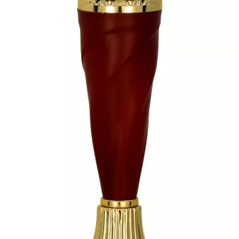 9257F Puchar złoto-burgundowy h-23cm, d-8cm embl. 25mm