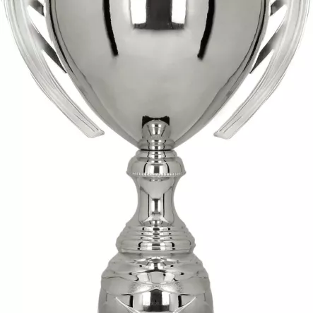 1062B Puchar metalowy srebrny h-53 cm, d-20cm