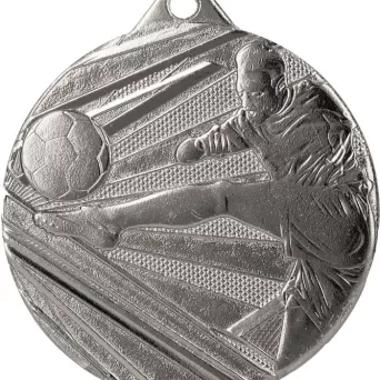 ME001/S medal srebrny d-50 mm tematyczny PIŁKA NOŻNA