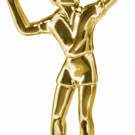 F21/G Figurka plastikowa złota SIATKÓWKA h-15 cm