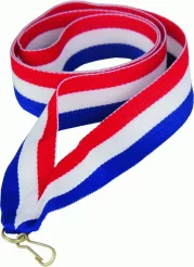 V2-R/W/BL wstążka czerwono-biało-niebieska 22 mm