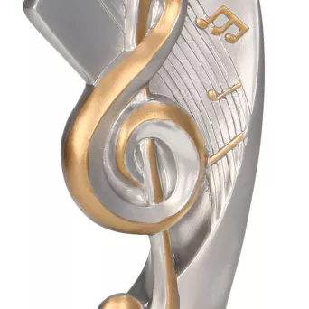 RP2009 Figurka odlewana - muzyka H-17.5 cm