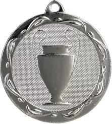 MMC1032/S Medal srebrny ogólny z pucharkiem R- 32 mm, T- 2 mm