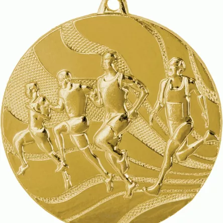 MMC2350/G medal złoty d-50 mm tematyczny BIEGI