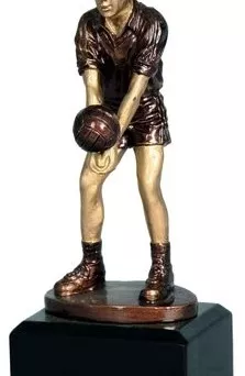 RFXR1175/BR Figurka odlewana SIATKÓWKA h-15,5 cm.