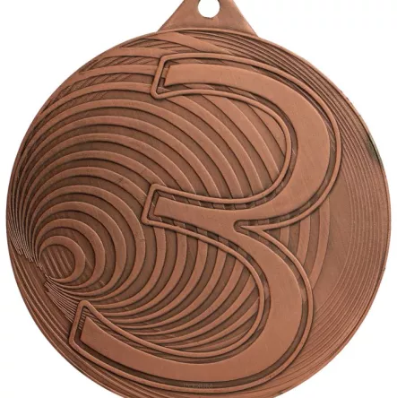 MMC3077/B Medal brązowy 3 miejsce - medal stalowy d-70mm, grub. 2,5 mm