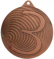 MMC3077/B Medal brązowy 3 miejsce - medal stalowy d-70mm, grub. 2,5 mm