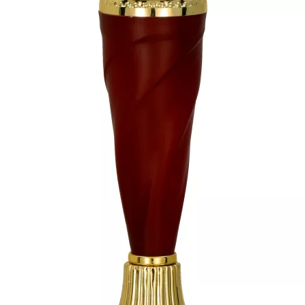 9257A Puchar złoto-burgundowy h-34cm, d-14cm embl. 25mm