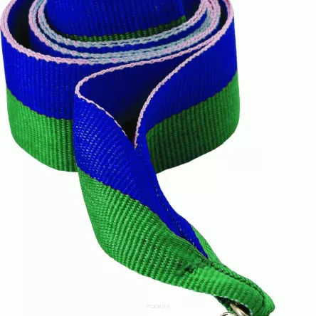 V8-BL/GN wstążka niebiesko-zielona 11 mm