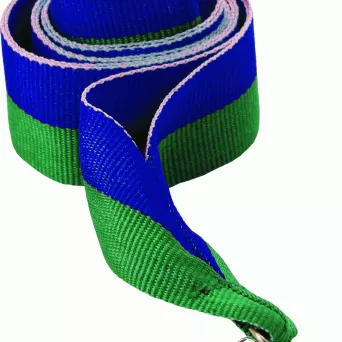 V8-BL/GN wstążka niebiesko-zielona 11 mm