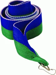 V8-BL/GN wstążka niebiesko-zielona 11 mm