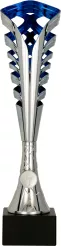 9233A Puchar srebro-niebieski h-41 cm