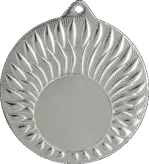 MMC24050/S Medal srebrny 50mm z miejscem na emblemat 25mm