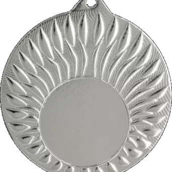 MMC24050/S Medal srebrny 50mm z miejscem na emblemat 25mm