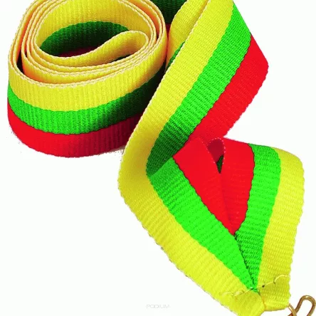 V2-R/GN/Y wstążka czerwono-zielono-żółta 22 mm
