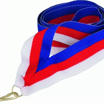 V8-BL/R/W wstążka niebiesko-czerwono-biała 11 mm