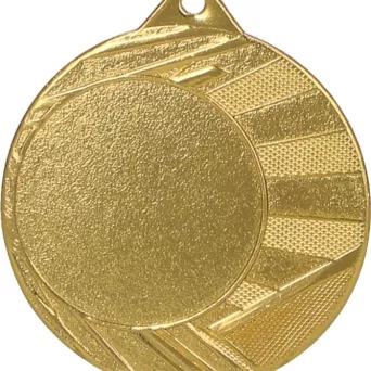 ME0040/G medal złoty d-40 mm z miejscem na emblemat d-25 mm