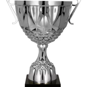 7221A Puchar metalowy srebrny h-37 cm, d-16cm
