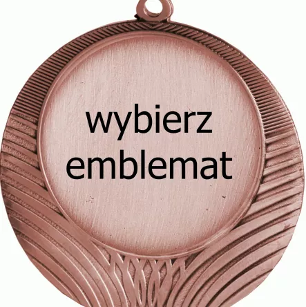 MMC2070/B medal brązowy d-70 mm z miejscem na emblemat d-50 mm