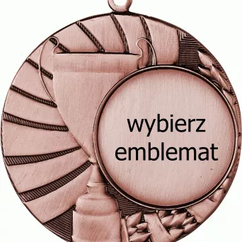 MMC4045/B medal brązowy d-45 mm z miejscem na emblemat d-25 mm