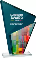 GS802-28 Trofeum szklane wys. 28cm, grub. 2x0,8 cm