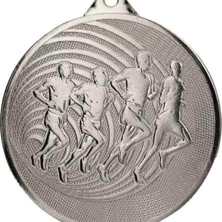 MMC3071/S Medal srebrny- Bieganie - medal stalowy d-70mm, grub. 2,5 mm