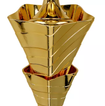 4219C Puchar złoty PIŁKA NOŻNA h-38 cm, d-12 cm