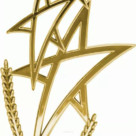 F207/G Figurka plastikowa złota GWIAZDA h-16 cm