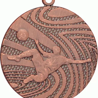 MMC1240/B medal brązowy d-40 mm tematyczny PIŁKA NOŻNA