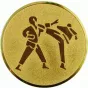 D2-A60 emblemat złoty KARATE d-50 mm