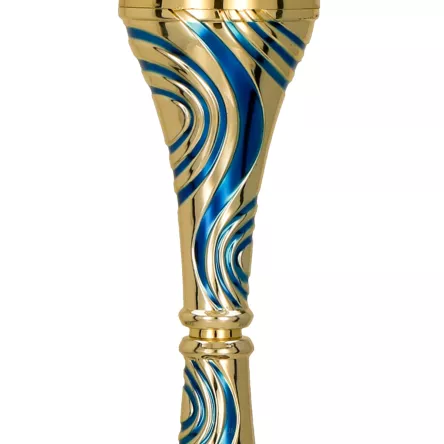 8358H Puchar złoto-niebieski h-23,5 cm, d-8 cm