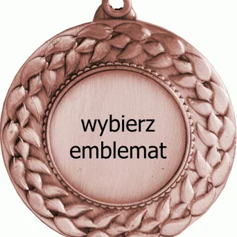 MMC3045/B medal brązowy d-45 mm z miejscem na emblemat d-25 mm