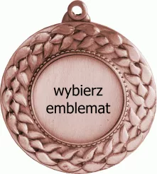 MMC3045/B medal brązowy d-45 mm z miejscem na emblemat d-25 mm