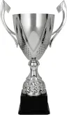 3134C Puchar metalowy srebrny h-46 cm, d-18 cm