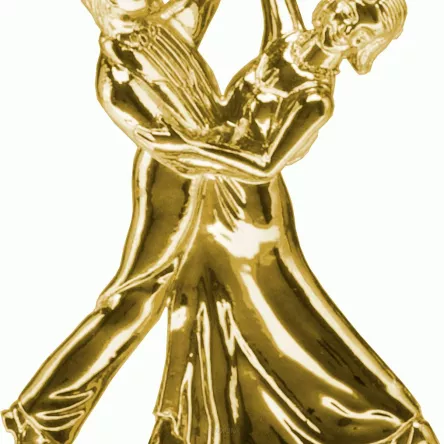 F06/G Figurka plastikowa złota TANIEC h-13 cm